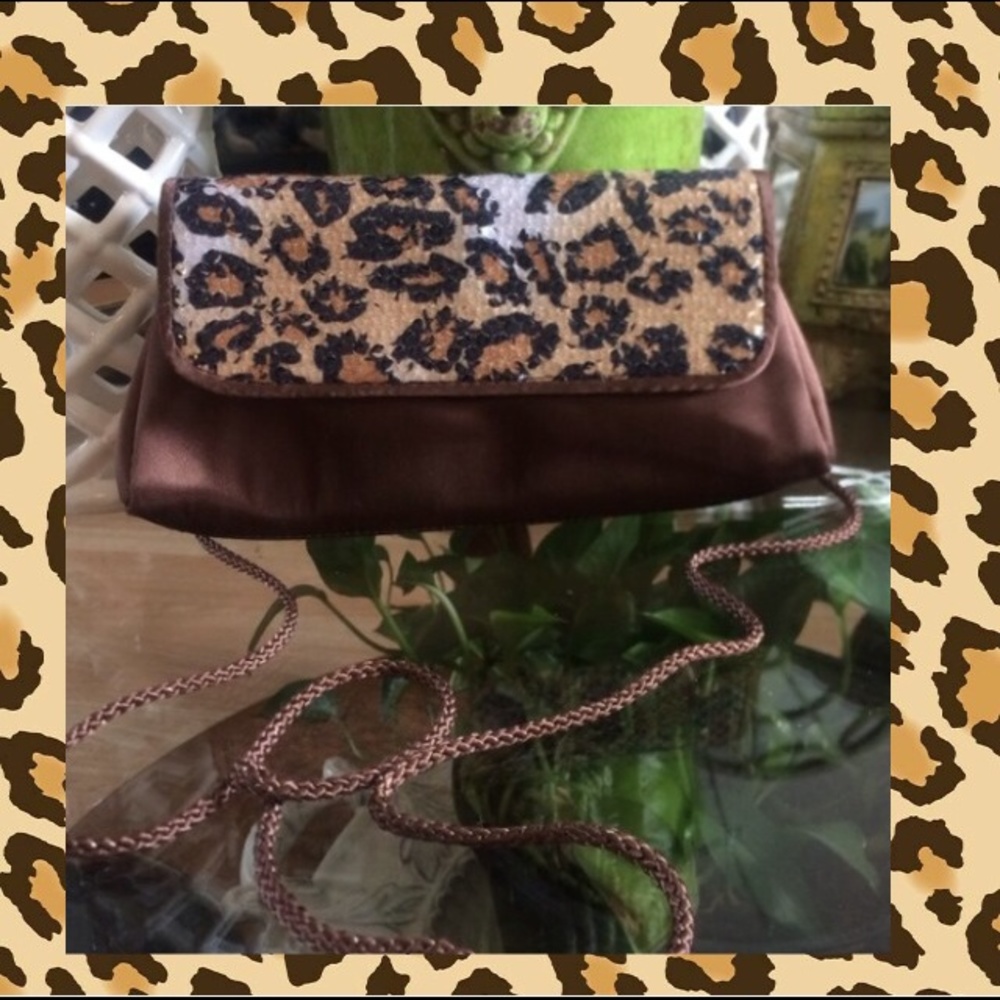 LA REGALE New handbag/ clutch brown